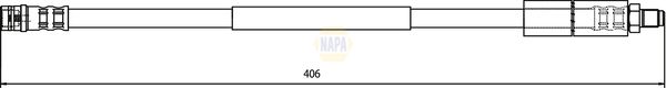 Napa NBH1158 Brake Hose - 1