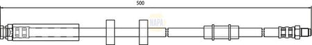 Napa NBH1160 Brake Hose - 1