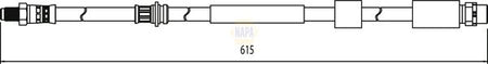 Napa NBH1162 Brake Hose - 1