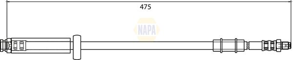 Napa NBH1168 Brake Hose - 1