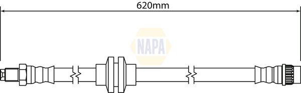 Napa NBH1172 Brake Hose - 1