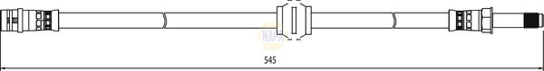 Napa NBH1176 Brake Hose - 1