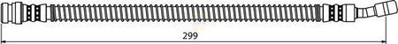 Napa NBH1181 Brake Hose - 1