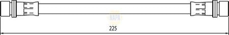 Napa NBH1184 Brake Hose - 1