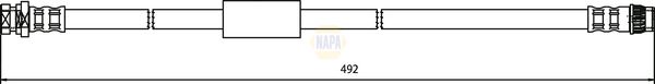 Napa NBH1185 Brake Hose - 1