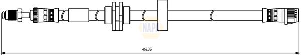 Napa NBH1193 Brake Hose - 1