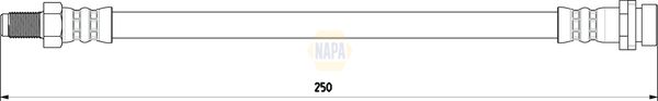 Napa NBH1196 Brake Hose - 1