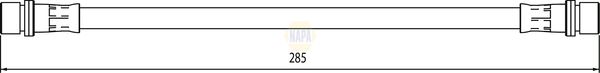 Napa NBH1198 Brake Hose - 1