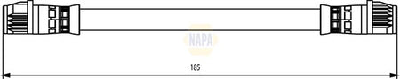 Napa NBH1203 Brake Hose - 1