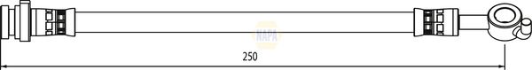 Napa NBH1215 Brake Hose - 1