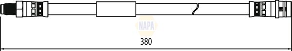 Napa NBH1216 Brake Hose - 1