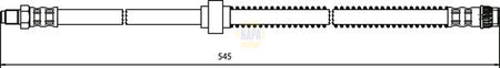 Napa NBH1217 Brake Hose - 1