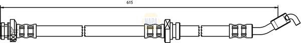 Napa NBH1221 Brake Hose - 1