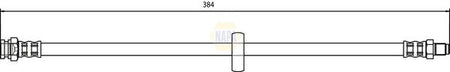 Napa NBH1232 Brake Hose - 1