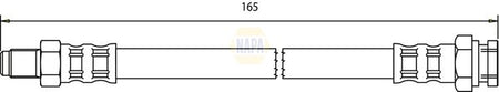 Napa NBH1236 Brake Hose - 1