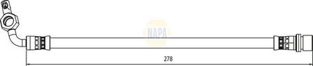 Napa NBH1244 Brake Hose - 1