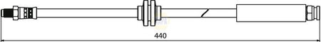 Napa NBH1247 Brake Hose - 1