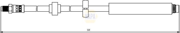 Napa NBH1250 Brake Hose - 1