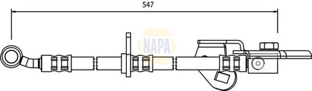 Napa NBH1255 Brake Hose - 1