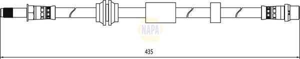 Napa NBH1257 Brake Hose - 1