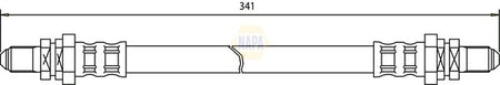 Napa NBH1264 Brake Hose - 1