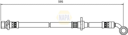 Napa NBH1266 Brake Hose - 1