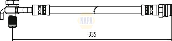 Napa NBH1269 Brake Hose - 1