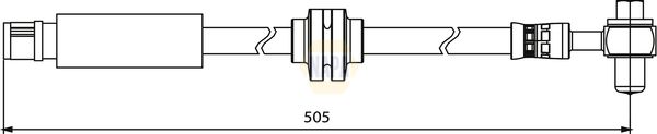 Napa NBH1279 Brake Hose - 1