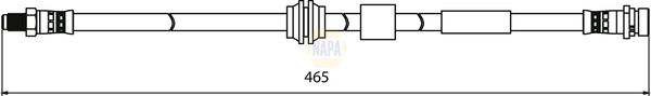Napa NBH1282 Brake Hose - 1