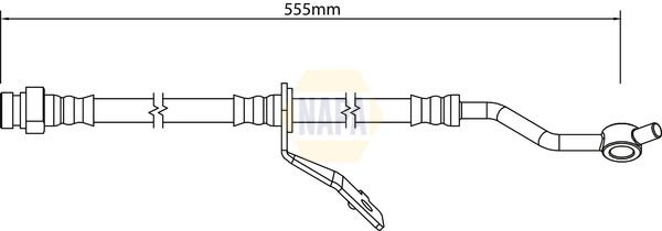 Napa NBH1291 Brake Hose - 1