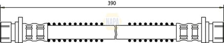 Napa NBH1292 Brake Hose - 1