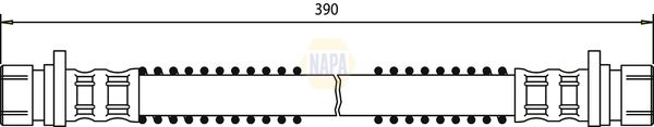 Napa NBH1292 Brake Hose - 1