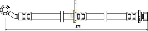Napa NBH1295 Brake Hose - 1