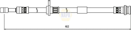 Napa NBH1301 Brake Hose - 1