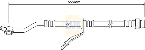Napa NBH1303 Brake Hose - 1