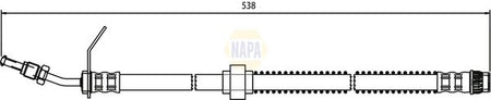 Napa NBH1306 Brake Hose - 1