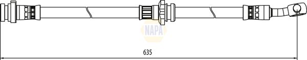 Napa NBH1309 Brake Hose - 1