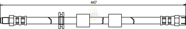 Napa NBH1316 Brake Hose - 1