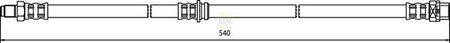Napa NBH1317 Brake Hose - 1