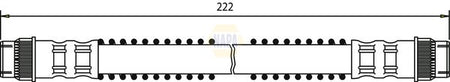 Napa NBH1318 Brake Hose - 1