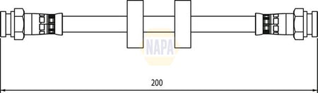 Napa NBH1321 Brake Hose - 1