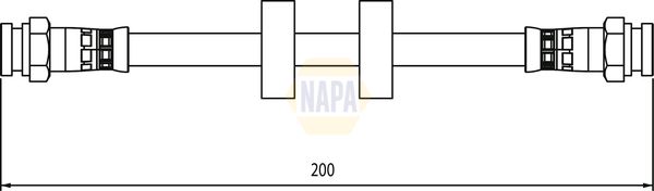 Napa NBH1321 Brake Hose - 1