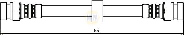 Napa NBH1325 Brake Hose - 1