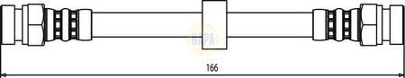 Napa NBH1325 Brake Hose - 1
