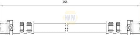 Napa NBH1328 Brake Hose - 1