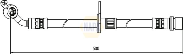 Napa NBH1329 Brake Hose - 1