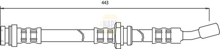 Napa NBH1331 Brake Hose - 1