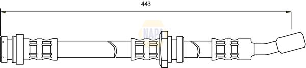 Napa NBH1331 Brake Hose - 1