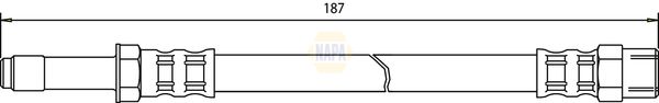 Napa NBH1332 Brake Hose - 1
