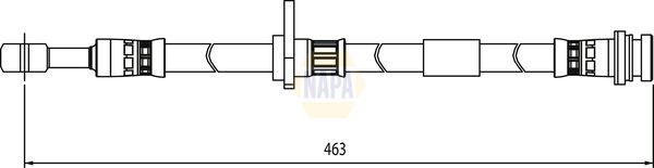 Napa NBH1338 Brake Hose - 1
